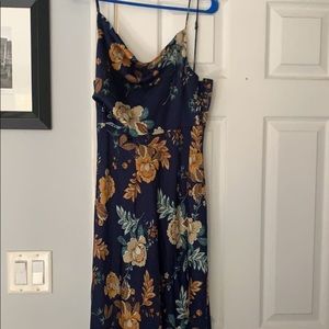 MIDI blue party dress